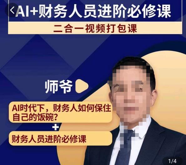 AI+财务人员进阶必修课二合一必修课-小白自学交流社区