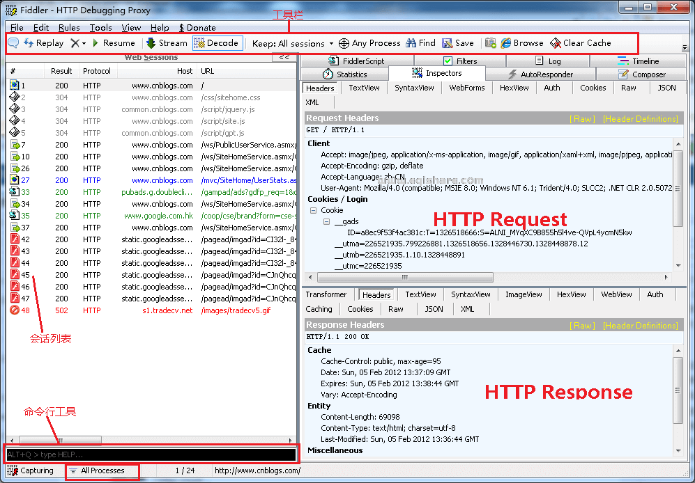 从小白到大神：学会使用Fiddler解决网络调试难题 加速开发、优化性能的必备工具-小白自学交流社区